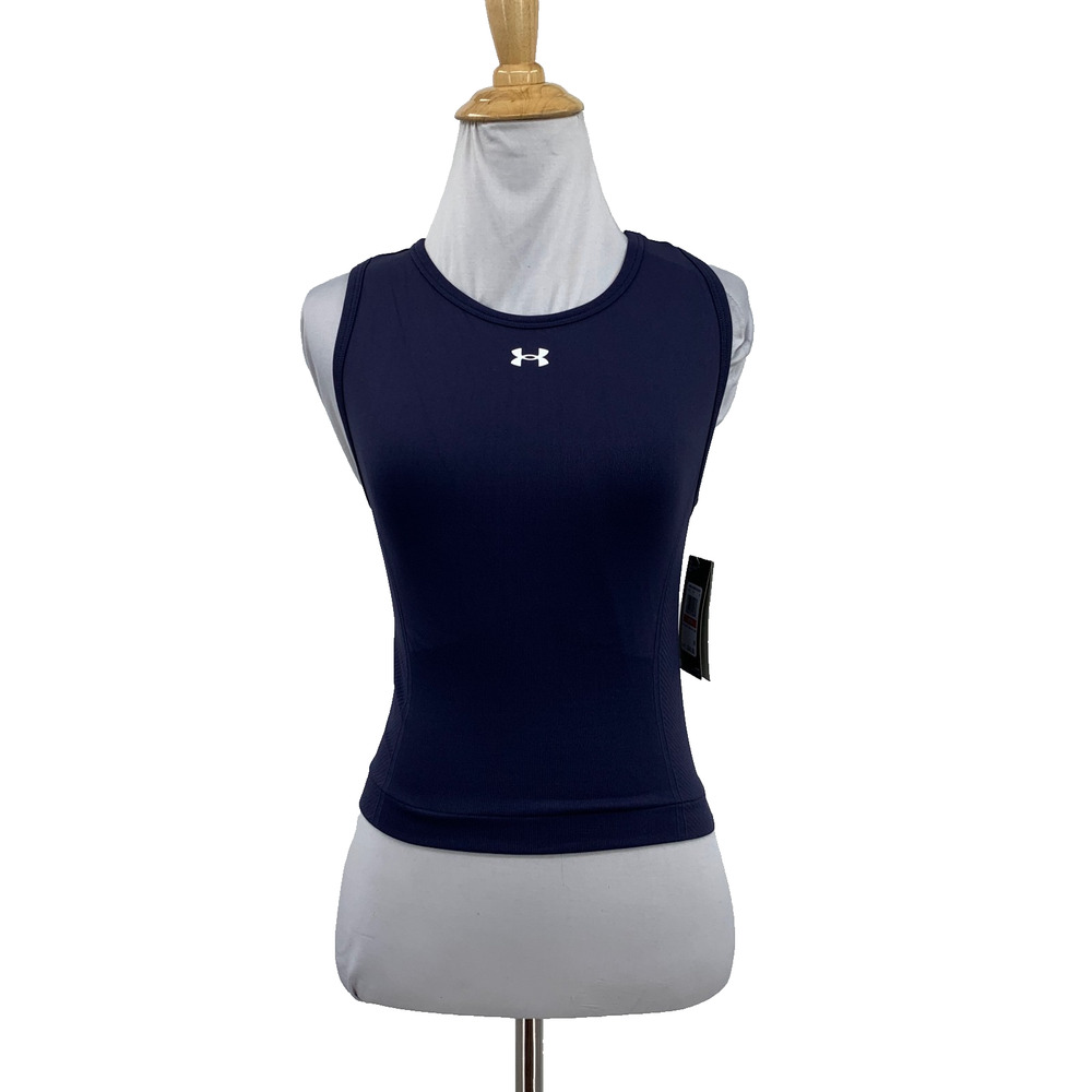 Under Armour Tank Top Womens XS Extra Small Windsor Vanish Seamless Ribbed Panel